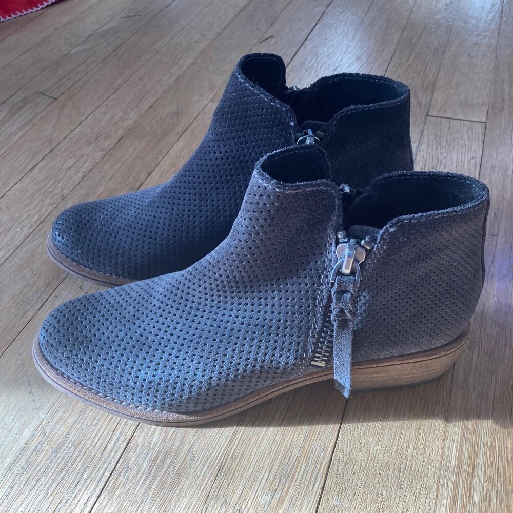 Dolce Vita grey suede boots
